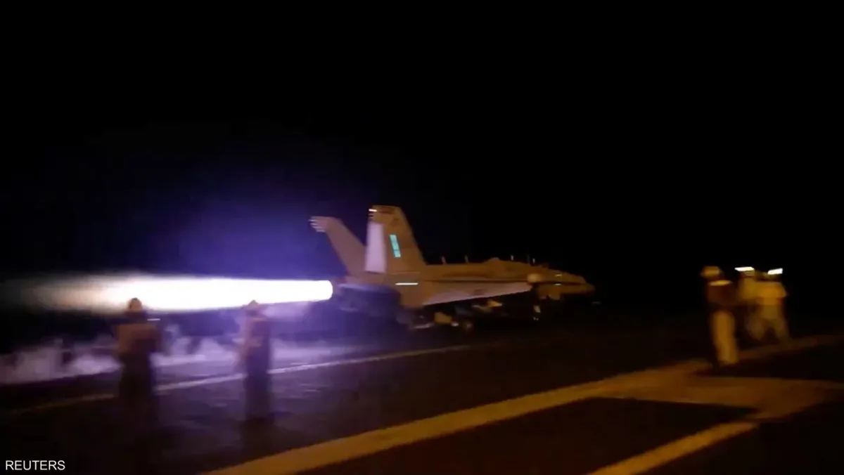  US strikes underground Houthi weapons depots used to attack ships