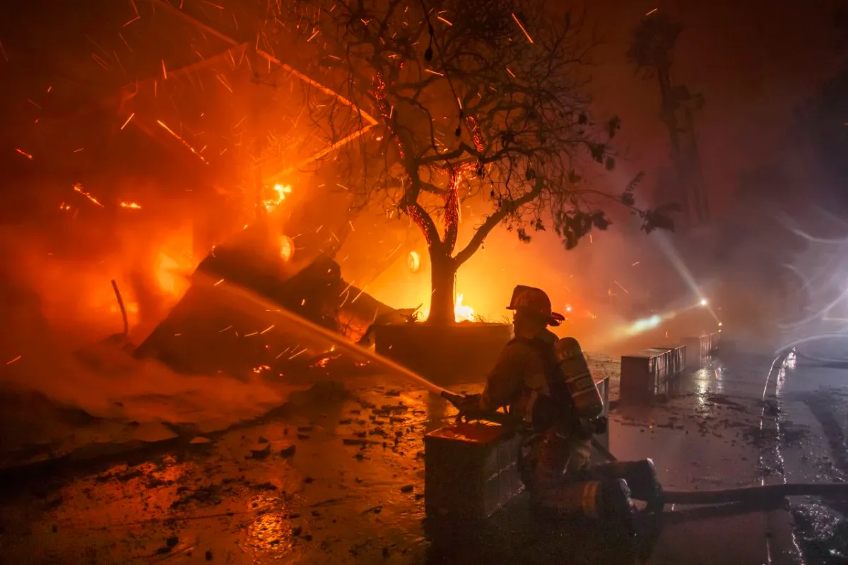 Up to 5,000 structures potentially damaged or destroyed in the Eaton Fire, LA County fire chief says