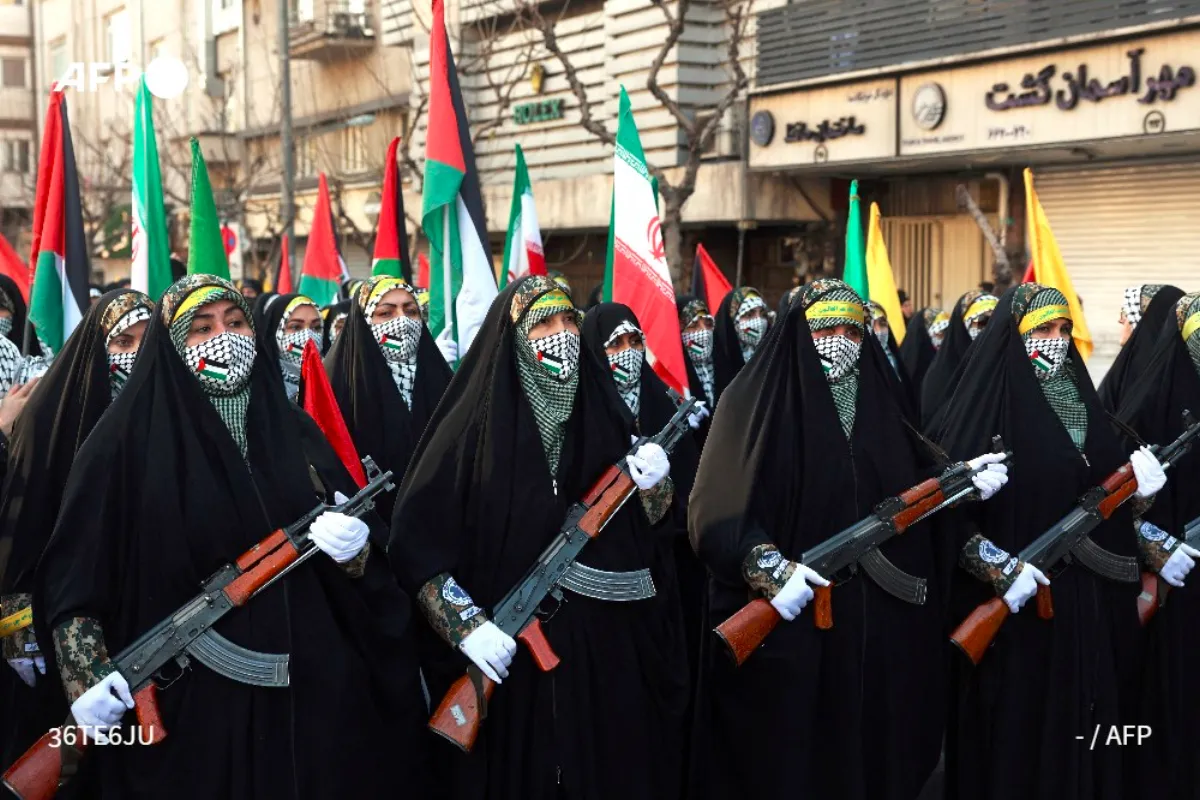 Iran TV shows missile base after paramilitary march against 'threats'