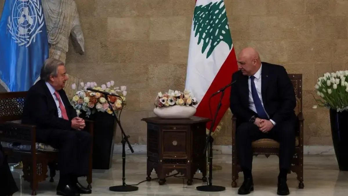  Lebanon’s new president stresses urgency of Israeli withdrawal from south under truce deal