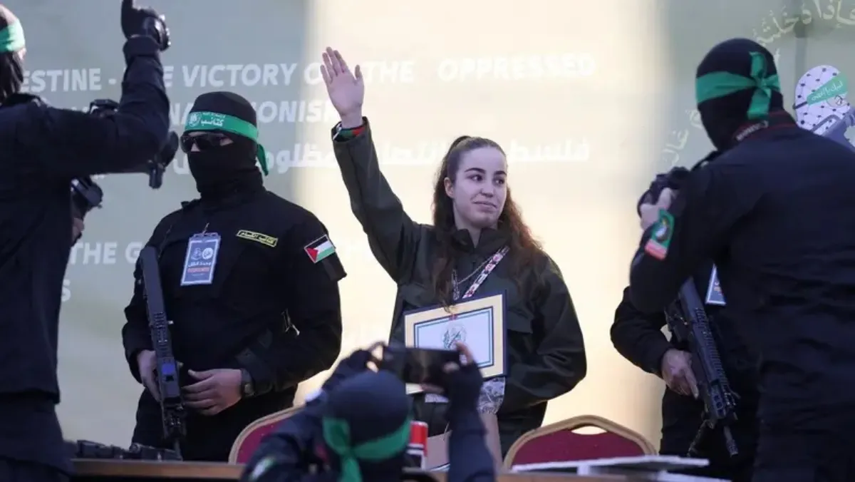  Hostage handover between Israel and Palestinian militants begins