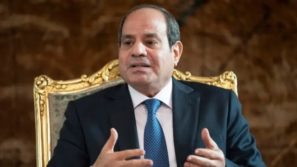  Egypt’s president urges Gaza reconstruction without ‘displacing Palestinians’