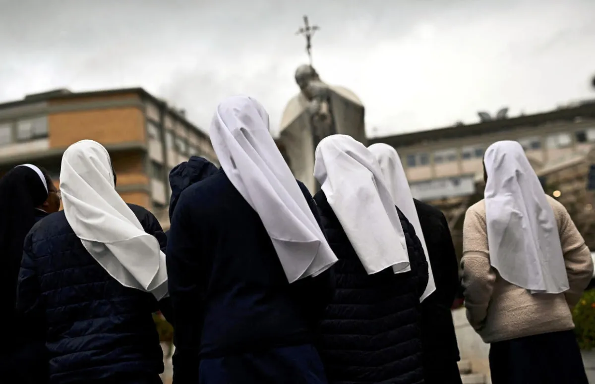 Pope Francis' health stays critical but stable as Vatican starts nightly prayers in St. Peter's Square