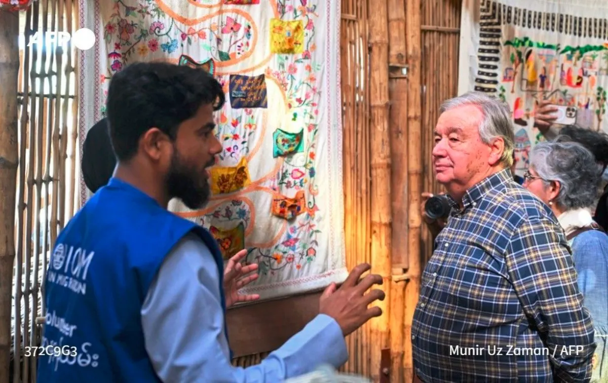 UN chief in Rohingya refugee camp solidarity visit