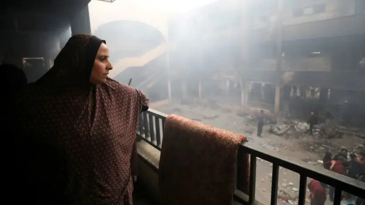  Israeli airstrikes kill 10 in school housing displaced families, medics say