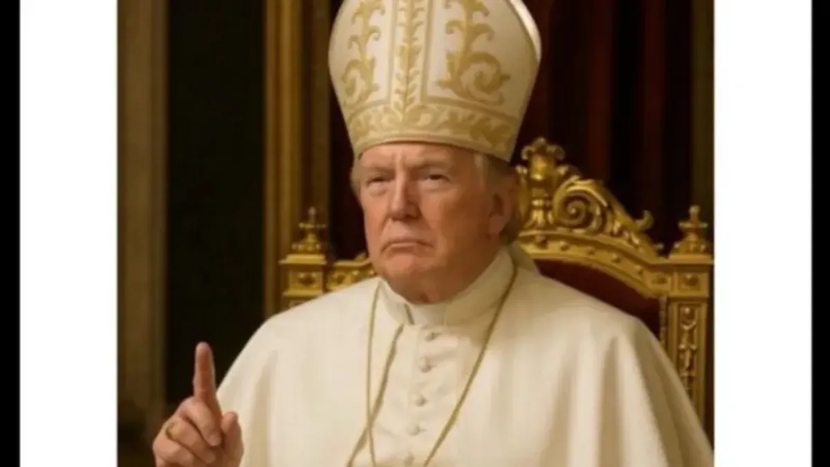  US president Donald Trump posts picture dressed as the Pope