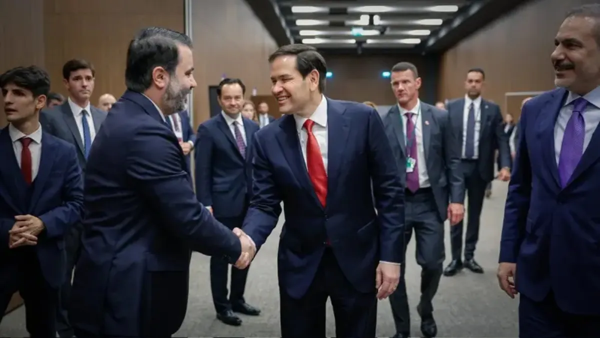  Rubio stresses US desire to ‘give Syria a chance at greatness’ before meeting FM