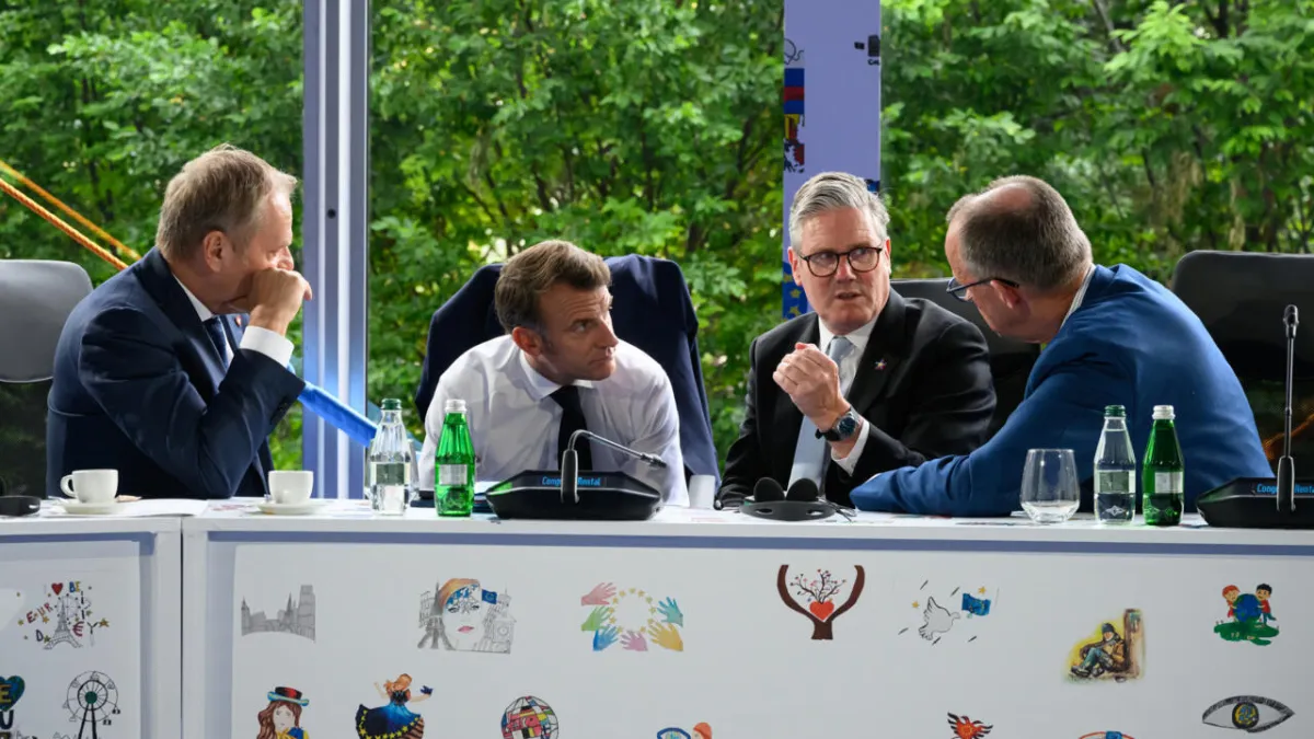 European Leaders Seek United Front With Trump On Ukraine