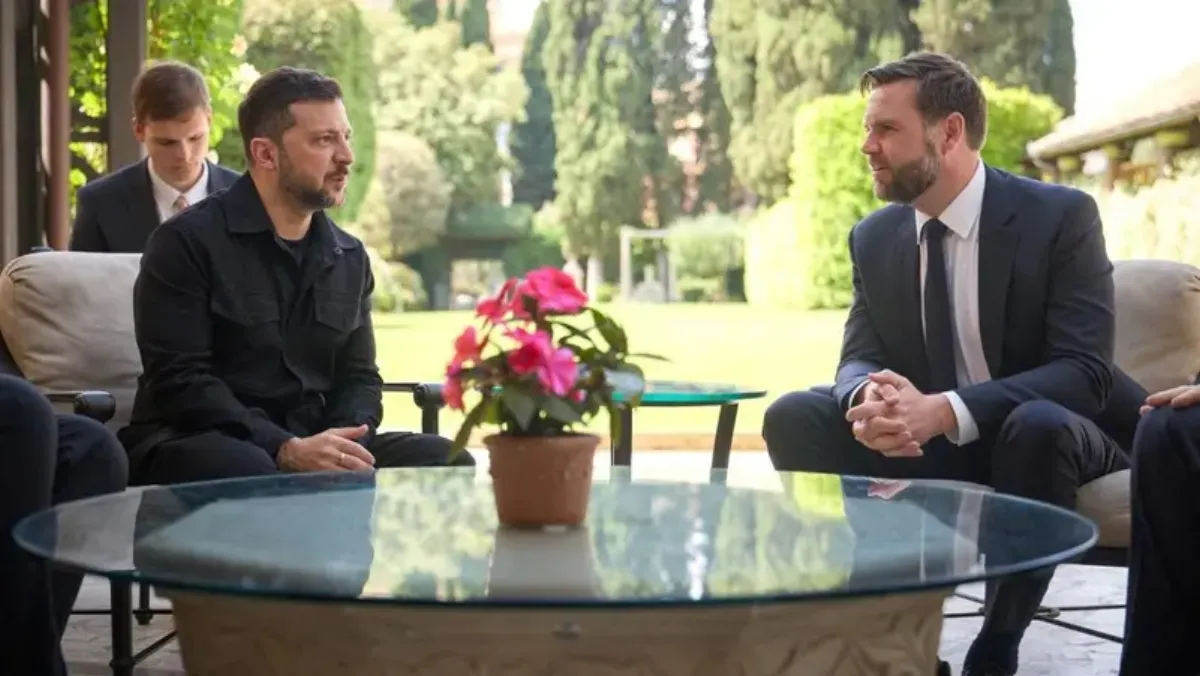  Zelenskyy, Vance discussed upcoming Trump-Putin call in Rome, official says