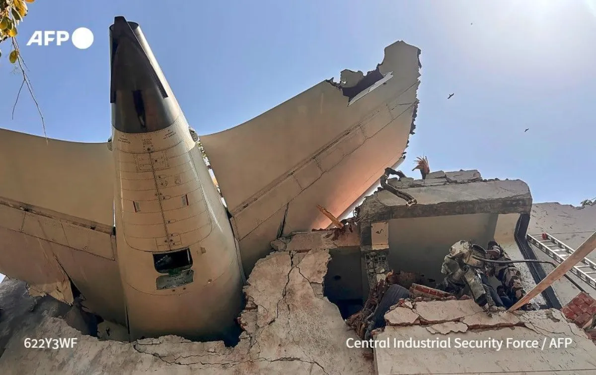 London-bound plane crashes in India with 242 on board