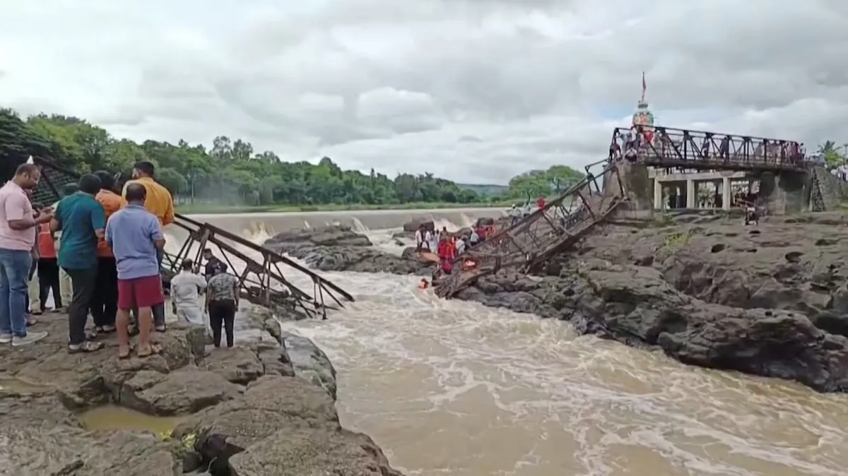 Two killed after bridge collapse in India