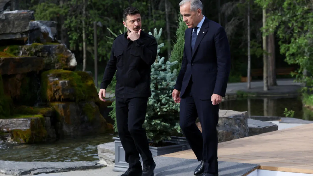 G7 rallies behind Ukraine after abrupt Trump exit