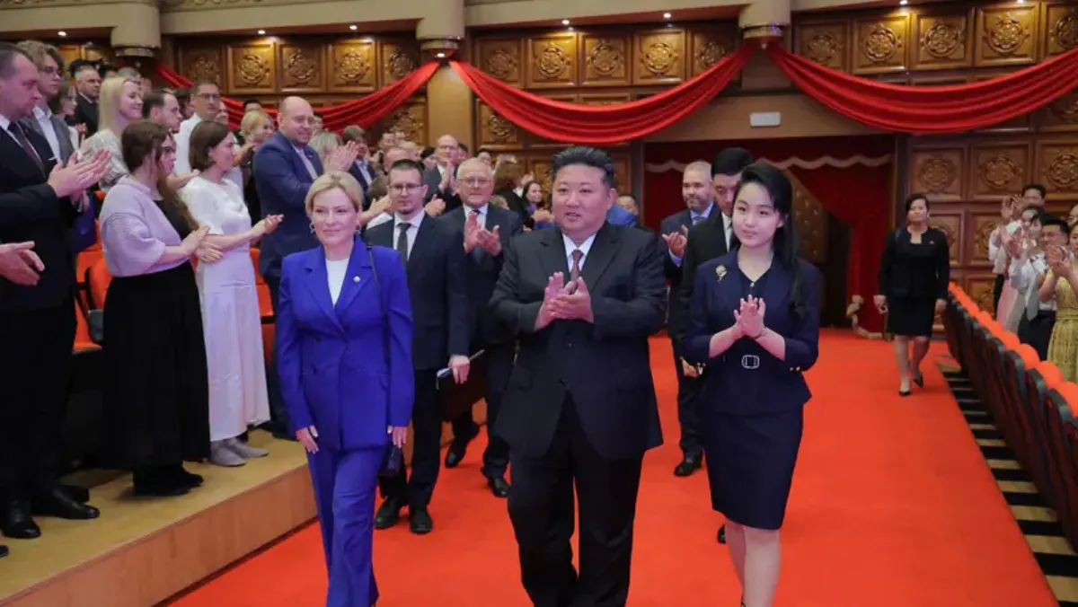  North Korea’s Kim seen draping coffins with flag at Russia treaty anniversary