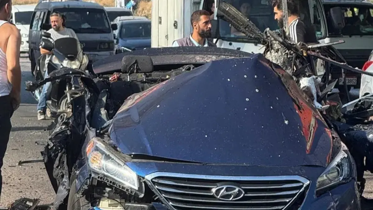  Israeli strike targets car on vital highway close to capital Beirut, one person killed