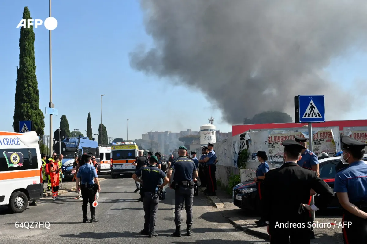 Dozens Hurt In Fuel Station Blast Heard Across Rome