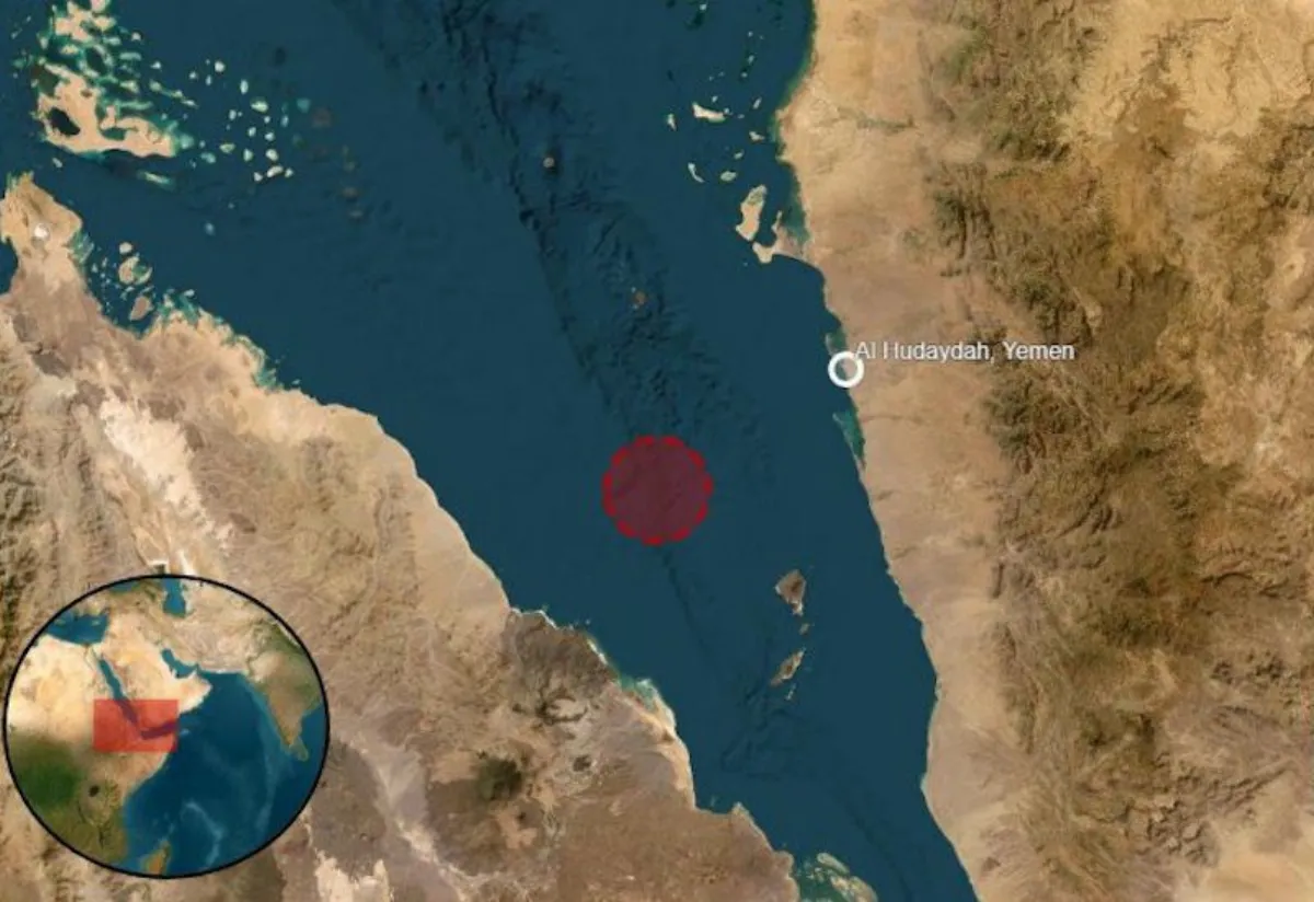 Fire Reported After Vessel Comes Under Attack in Red Sea