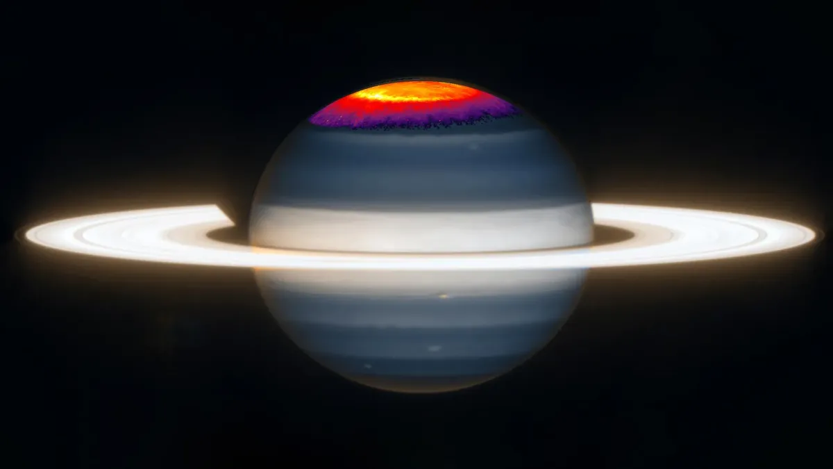 Saturn's Spin Mystery Solved by Stunning Aurora and Webb Telescope