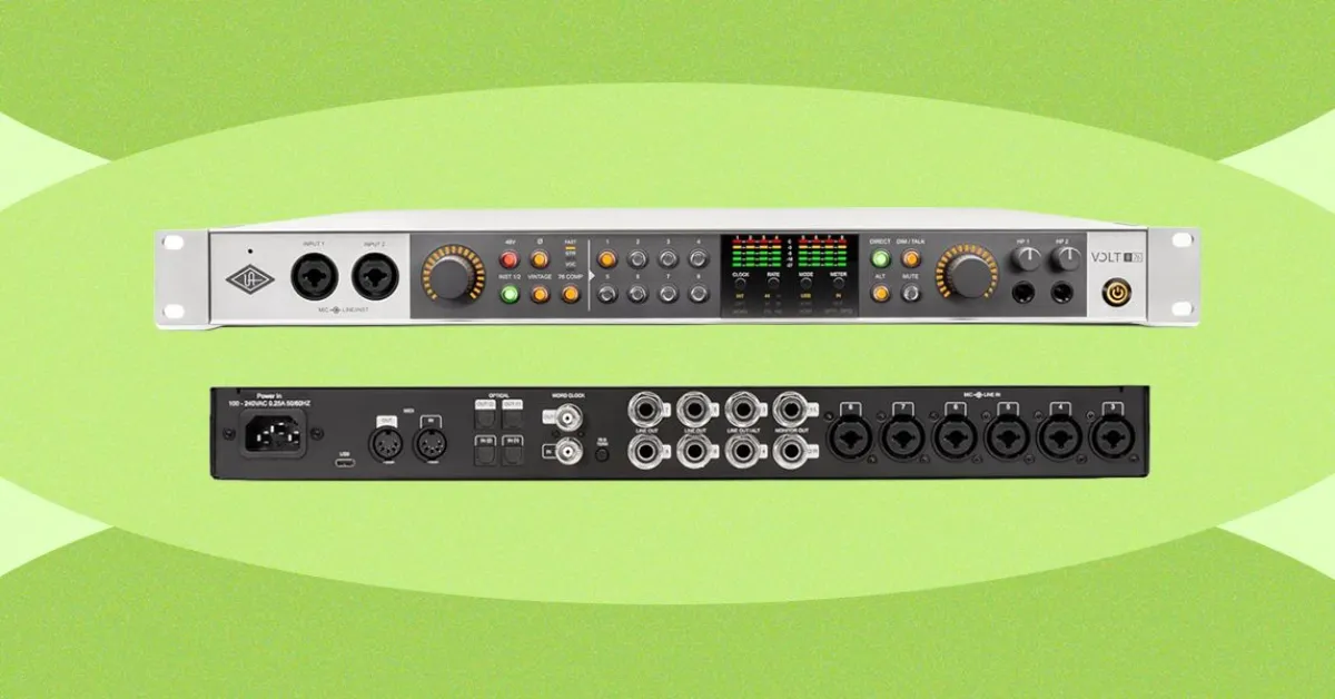 Universal Audio Volt 876: Effortless Recording for Everyone