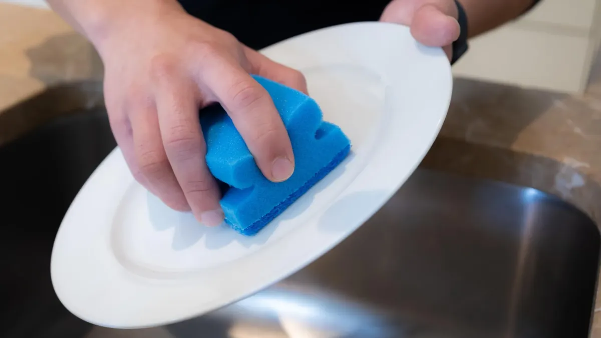 Kitchen Sponges Leak Microplastics, But Water Use Is the Bigger Eco-Villain