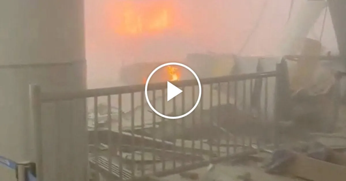 Deadly Iranian Attack Engulfs Kuwait Airport in Smoke and Flames