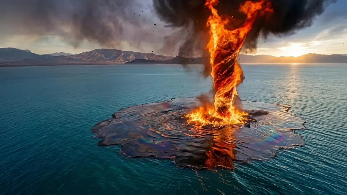Fire Tornadoes Could Revolutionize Oil Spill Cleanup