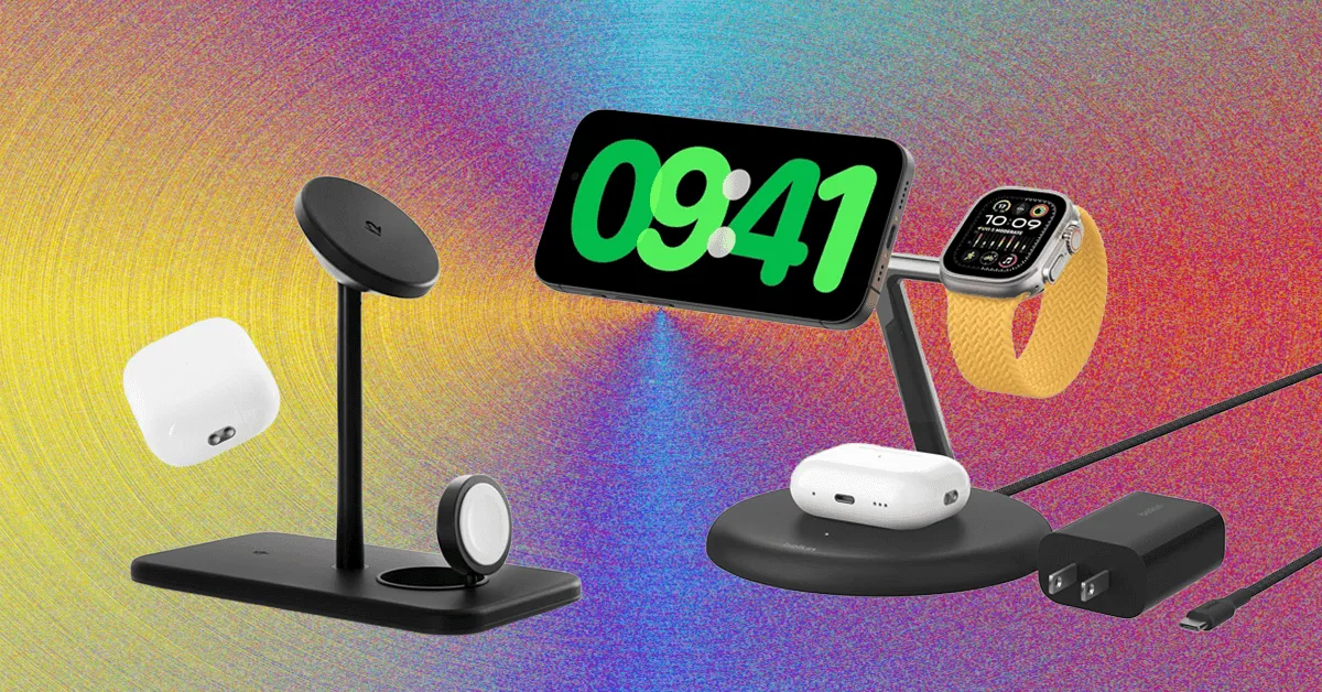 Power Up All Your Apple Gadgets Simultaneously with These 3-in-1 Wireless Chargers