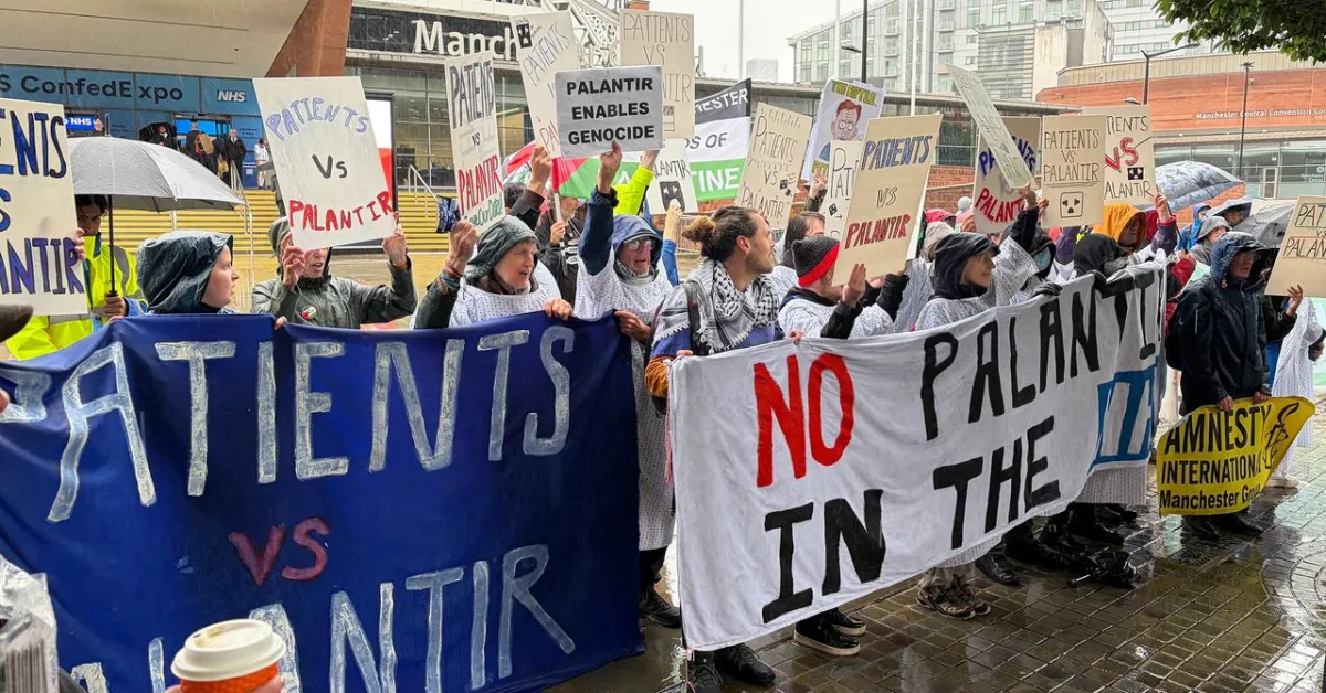 Protests Erupt Over UK NHS Deal with US Tech Firm Palantir