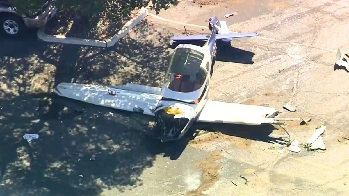 Plane Skids Off Runway at Whiteman Airport Due to Landing Gear Failure