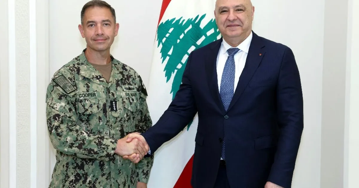 Lebanon President Vows Full Territorial Sovereignty to US Commander