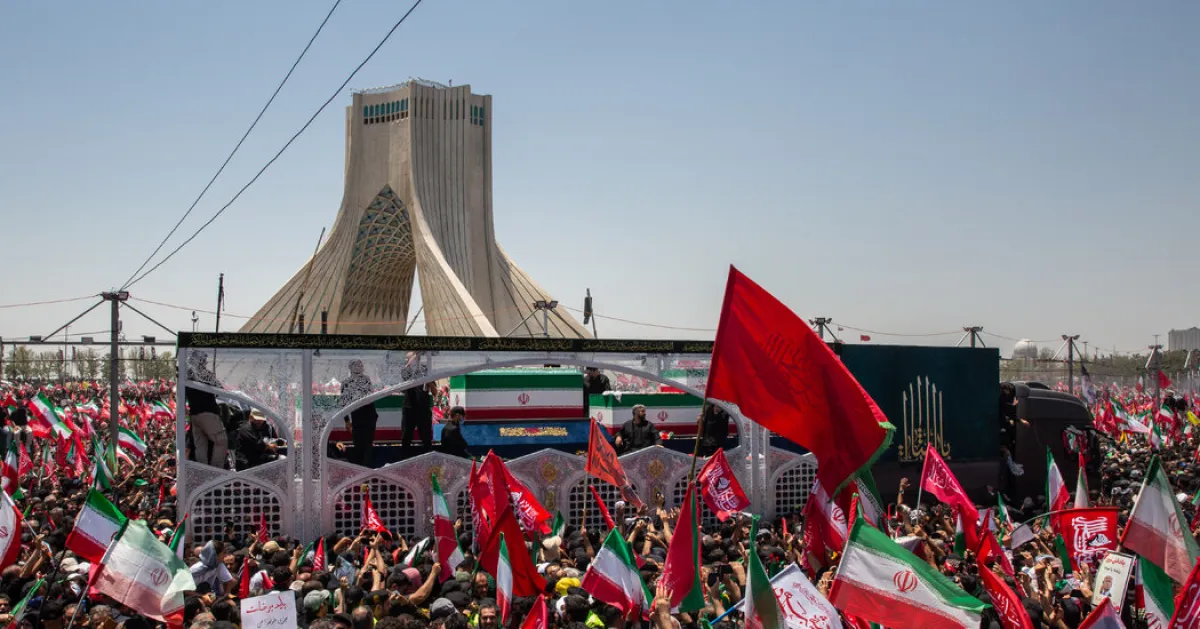 Iranians Mourn Slain Leader, Demand Retribution