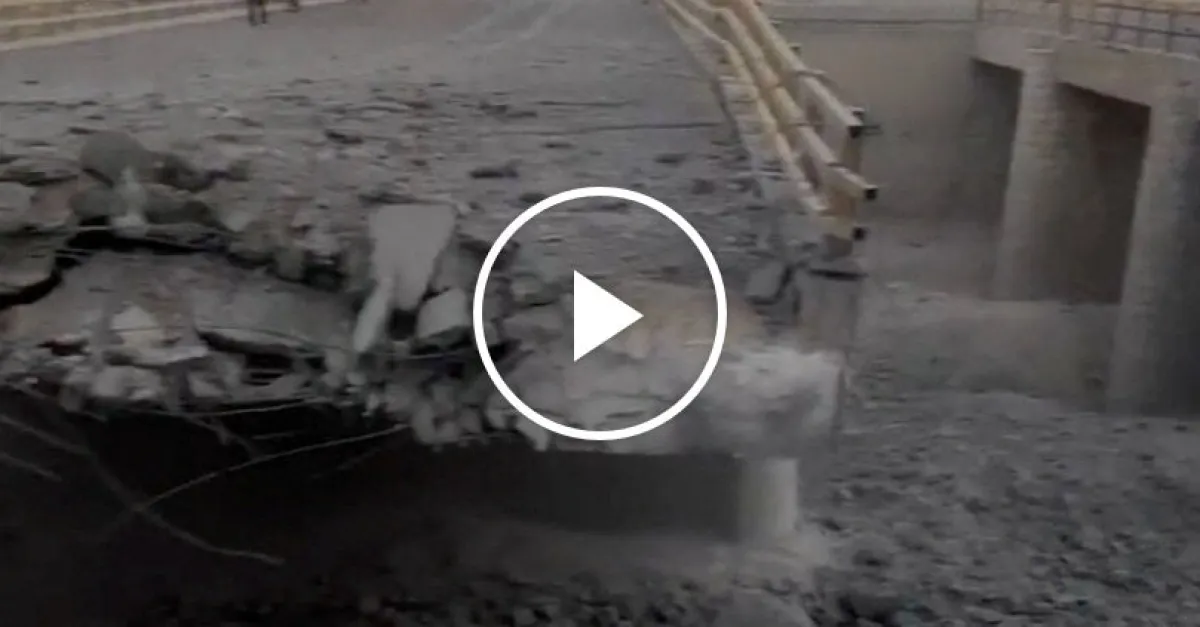 Bridges Damaged in Iran Following U.S. Military Exchange
