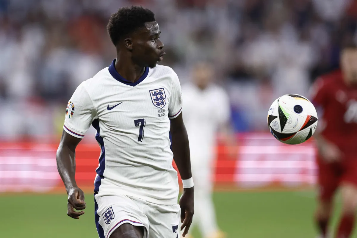 Saka Scores Brace as England Dominates France 4-0