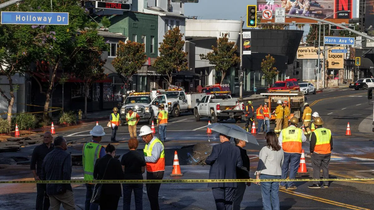 Venice and Hollywood Face Water Main Breaks as Sunset Strip Repairs Continue