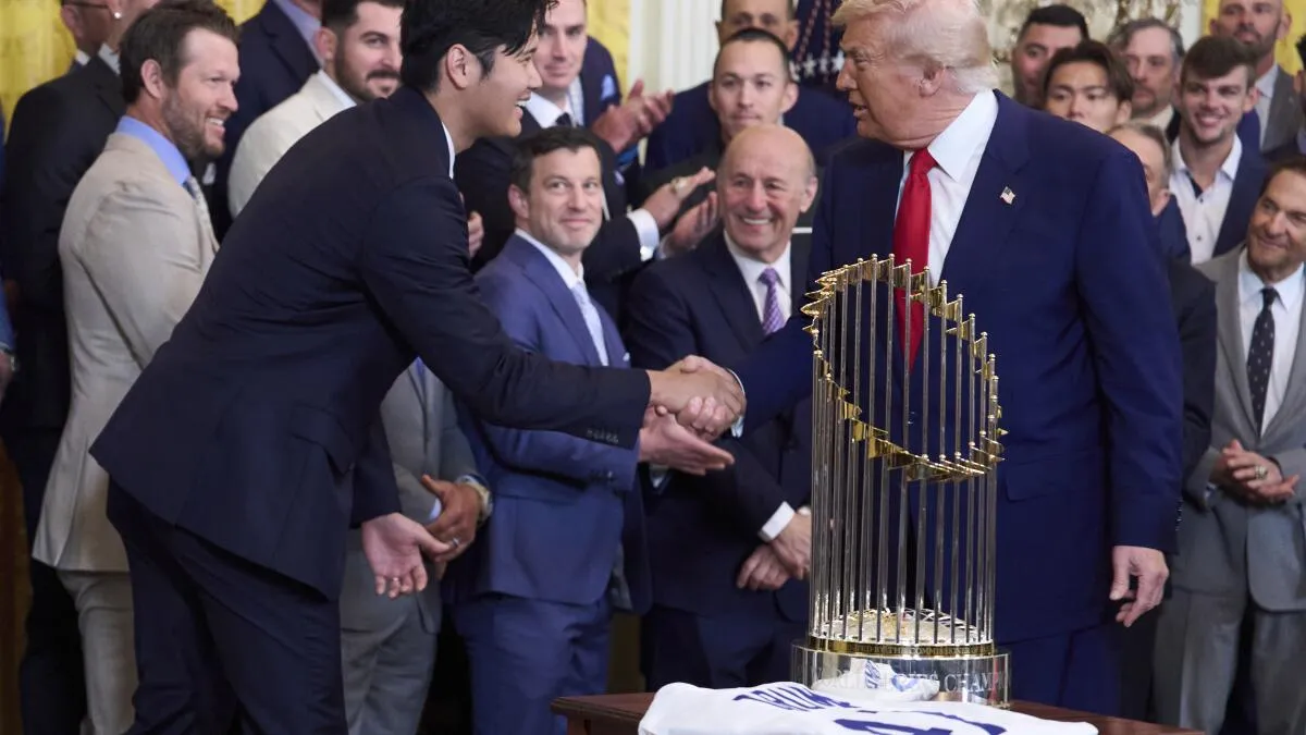 Dodgers Urged to Defend Los Angeles During White House Visit