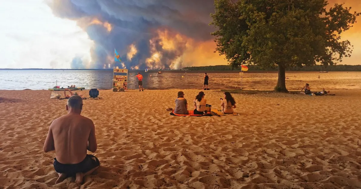 France Sees First Fire Cloud As Wildfires Rage