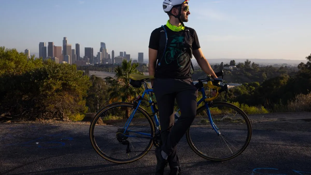 Cyclist Aims to Ride Every Street in Los Angeles