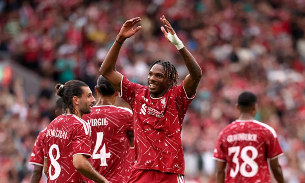 Jacquet Scores on Liverpool Debut Alongside Van Dijk