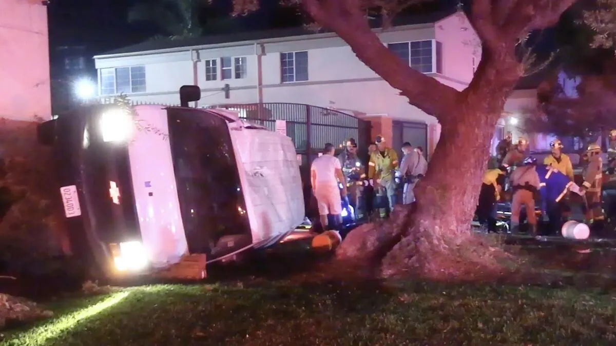 Whittier Rollover Crash Injures Ten, Three Critical