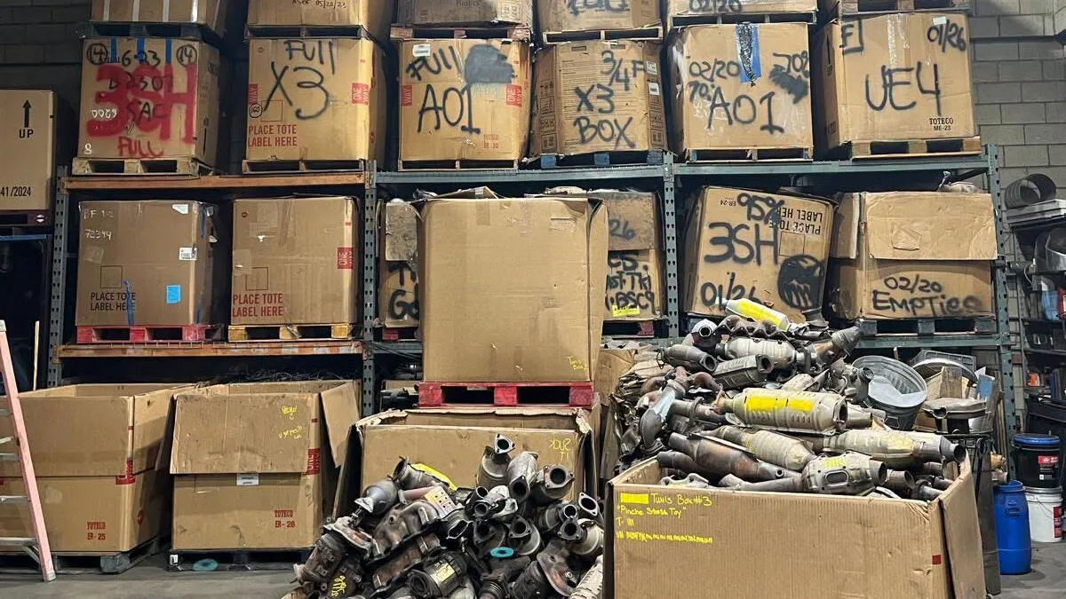 Catalytic Converter Theft Ring Busted in Southern California