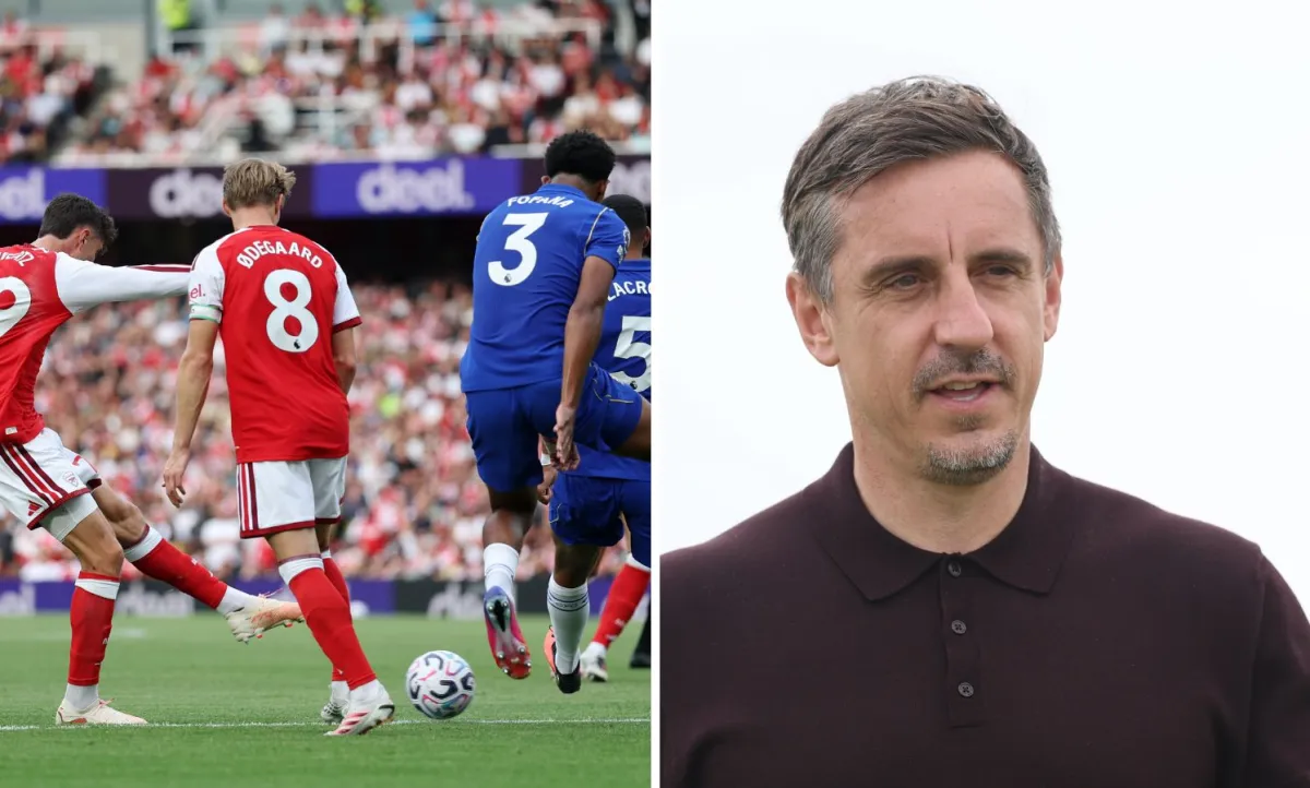 Neville Hails Havertz and Odegaard as Arsenal's Top Duo