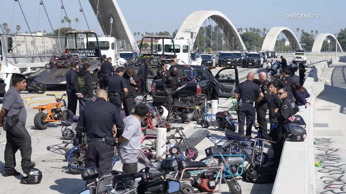 Dozens Arrested, Minibikes Impounded in 6th Street Bridge Operation