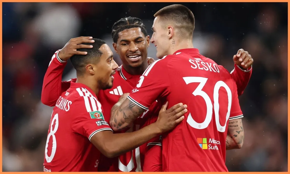 Man Utd Striker Benjamin Sesko's Quiet Night vs Brighton in Carabao Cup Exit