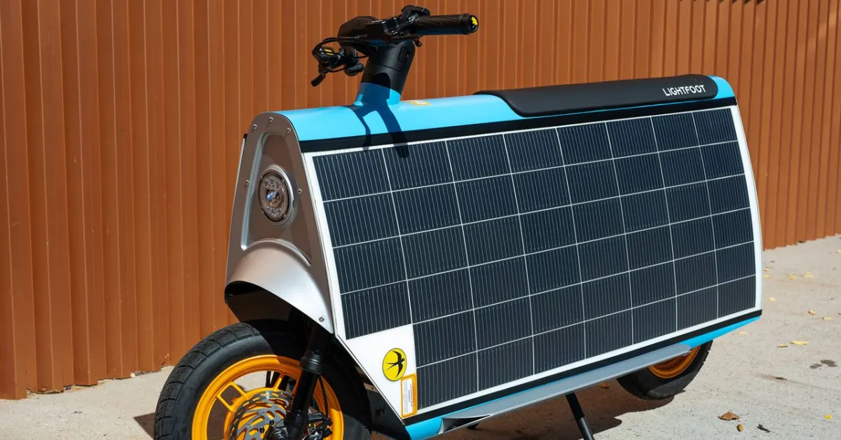 Weird Solar Scooter Turns Heads, Offers Fun Ride